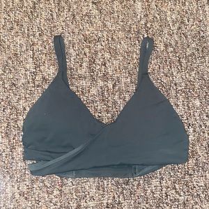 Lululemon army green sports bra